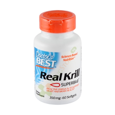 ДОКТОР'С БЕСТ РИЪЛ КРИЛ капсули 60 броя / DOCTOR'S BEST REAL KRILL