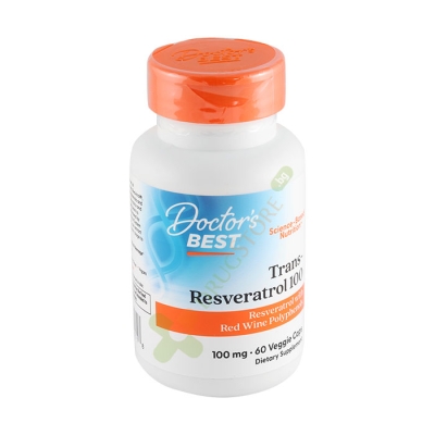 ДОКТОР'С БЕСТ РЕСВЕРАТРОЛ капсули 100 мг 60 броя / DOCTOR'S BEST TRANS RESVERATROL