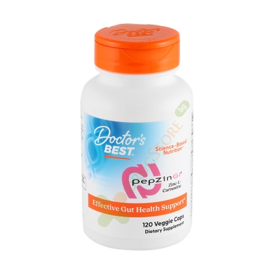 ДОКТОР'С БЕСТ ЦИНК L-КАРНОЗИН КОМПЛЕКС капсули 120 броя / DOCTOR'S BEST PEPZIN GL ZINC L-CARNOSINE COMPLEX