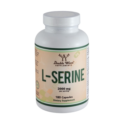 L-СЕРИН капсули 180 броя / DOUBLE WOOD L-SERINE