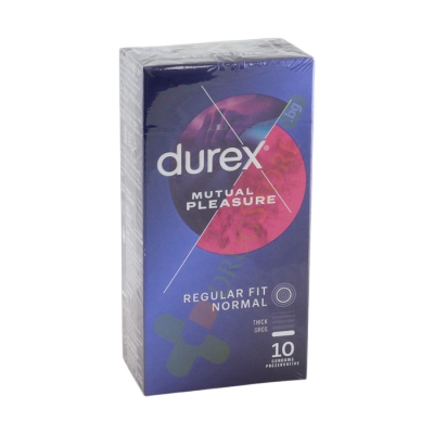 ПРЕЗЕРВАТИВИ ДУРЕКС MUTUAL PLEASURE 10 броя / DUREX MUTUAL PLEASURE CONDOMS