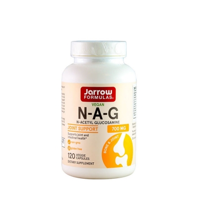N-АЦЕТИЛ D-ГЛЮКОЗАМИН (NAG) капсули 700 мг 120 броя / JARROW FORMULAS N-ACETYL D-GLUCOSAMINE (NAG)