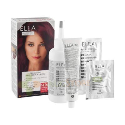 ЕЛЕА БОЯ ЗА КОСА 44.26 ВИОЛЕТ ИНТЕНЗ / ELEA PROFESSIONAL COLOUR & CARE 44.26 INTENSE VIOLET