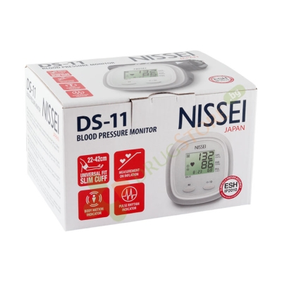 ЕЛЕКТРОНЕН АПАРАТ ЗА ИЗМЕРВАНЕ НА КРЪВНО НАЛЯГАНЕ НИСЕЙ DS 11 / DIGITAL DEVICE FOR MEASURING BLOOD PRESSURE NISSEI DS - 11