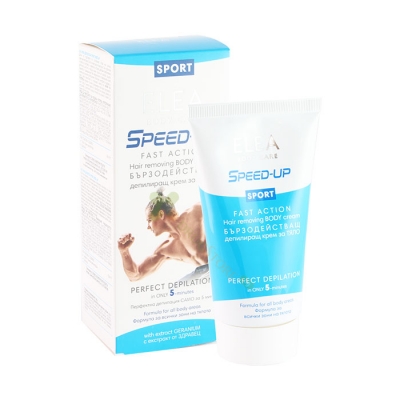 ДЕПИЛИРАЩ КРЕМ ЗА МЪЖЕ 5 минути 150 мл / ELEA SPORT SPEED UP HAIR REMOVING BODY CREAM FOR MEN