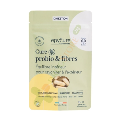ПРОБИОТИЦИ & ФИБРИ капсули 60 броя / EPYCURE LABORATOIRE PROBIO & FIBRES