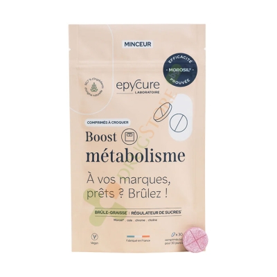 БУУСТ МЕТАБОЛИЗЪМ дъвчащи таблетки 30 броя / EPYCURE LABORATOIRE BOOST METABOLISM