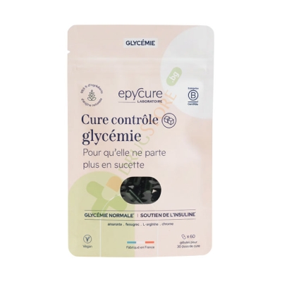 СТАБИЛНА КРЪВНА ЗАХАР капсули 60 броя / EPYCURE LABORATOIRE GLYCEMIA