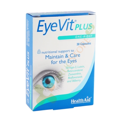 АЙ ВИТ ПЛЮС капсули 30 броя / HEALTH AID EYE VIT PLUS