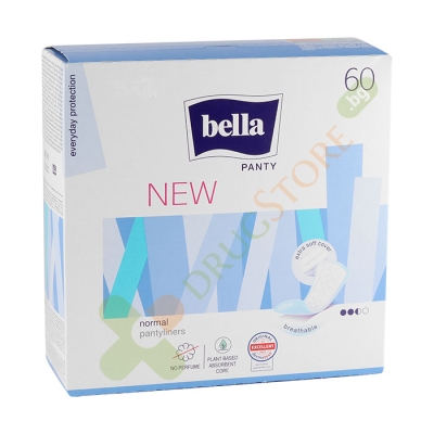 ЕЖЕДНЕВНИ ДАМСКИ ПРЕВРЪЗКИ БЕЛЛА ПАНТИ НЮ 60 броя / BELLA PANTYLINERS BELLA PANTY NEW