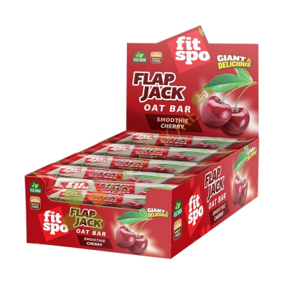 ФЛАП ДЖАК ЧЕРЕША И ЙОГУРТ 90 г 12 броя / FLAP JACK OAT BAR CHERRY AND YOGURT