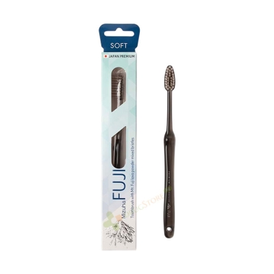 ЧЕТКА ЗА ЗЪБИ ФУДЖИ СОФТ ЧЕРНА / MIZUHA FUJI TOOTHBRUSH SOFT BLACK