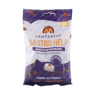 КАНТАРЕУС ГАСТРО ХЕЛП дъвчащи бонбони 60 г / ALPI CANTAREUS GASTRO HELP chewing candy