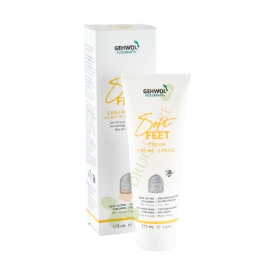 ГЕВОЛ КРЕМ ЗА КРАКА МЛЯКО И МЕД FUSSKRAFT 125 мл / GEHWOL FUSSKRAFT SOFT FEET CREAM WITH MILK AND HONEY