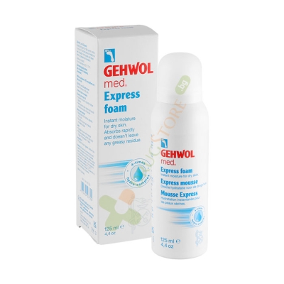 ГЕВОЛ МУС ЗА СУХА КОЖА МЕД ЕКСПРЕС 125 мл / GEHWOL MED EXPRESS MOUSSE DRY SKIN