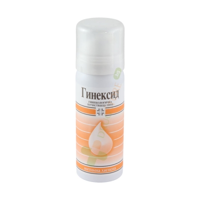 ГИНЕКСИД ИНТИМНА ПОЧИСТВАЩА ПЯНА 50 мл / NATURPHARMA GINEKSID INTIMATE CLEANSING FOAM