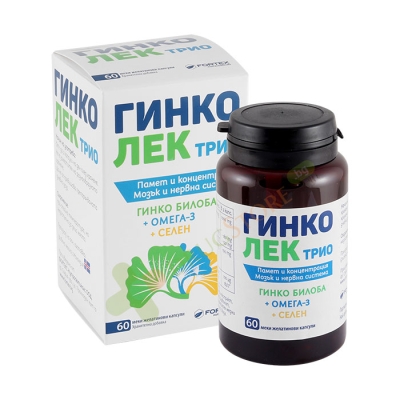 ГИНКОЛЕК ТРИО капсули 60 броя / FORTEX GINKOLEK TRIO
