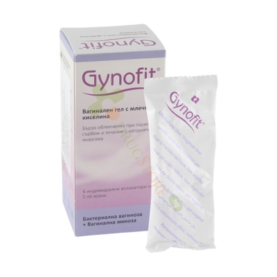 ГИНОФИТ ЛАКТАЦИДЕН ГЕЛ 5 мл 6 броя / OMEGA PHARMA GYNOFIT GEL WITH LACTACID ACID