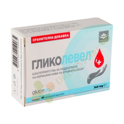 ГЛИКОЛЕВЕЛ капсули 30 броя / ZONAPHARM GLICOLEVEL