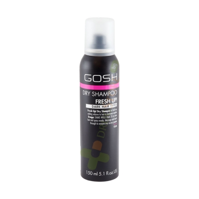 ГОШ СУХ ШАМПОАН ЗА ТЪМНА КОСА 150 мл / GOSH DRY SHAMPOO FRESH UP DARK HAIR TYPES
