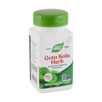 ГОТУ КОЛА капсули 475 мг 100 броя / NATURE'S WAY GOTU KOLA