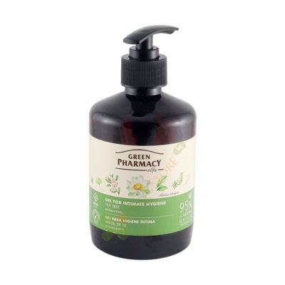 ИНТИМЕН ГЕЛ С НЕВЕН И ЧАЕНО ДЪРВО 370 мл / GREEN PHARMACY GEL FOR INTIMATE HYGIENE WITH CALENDULA AND TEA TREE