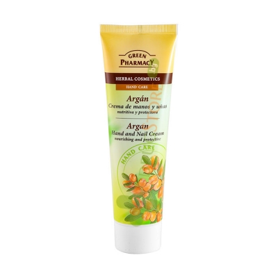 ПОДХРАНВАЩ КРЕМ ЗА РЪЦЕ И НОКТИ С АРГАН 100 мл / GREEN PHARMACY ARGAN HAND AND NAIL CREAM