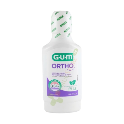 ВОДА ЗА УСТА ORTHO 300 мл / SUNSTAR G.U.M ORTHO MOUTHWASH