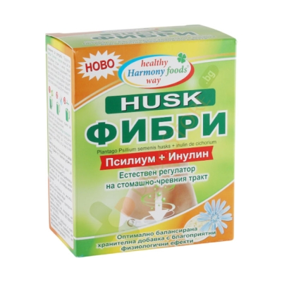 ХАРМОНИ ЛАЙТ ФИБРИ ПСИЛИУМ + ИНУЛИН 140 г пакетче 14 броя / MERCURY FOODS HARMONY LIGHT FIBERS PSYLLIUM + INULIN