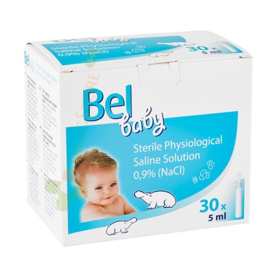ХАРТМАН БЕЛ БЕБЕ физиологичен разтвор 0,9% 5 мл 30 броя / HARTMANN BEL BABY