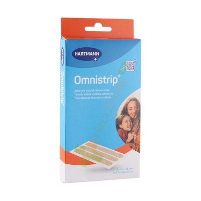 ХАРТМАН СТЕРИЛНА ЛЕНТА ОМНИСТРИП 6 мм. х 38 мм 12 броя / HARTMANN OMNISTRIP ADHESIVE WOUND CLOSURE STRIPS