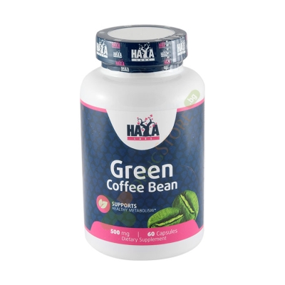 ХАЯ ЛАБС ЕКСТРАКТ ОТ ЗЕЛЕНО КАФЕ капсули 500 мг 60 броя / HAYA LABS GREEN COFFEE BEAN EXTRACT