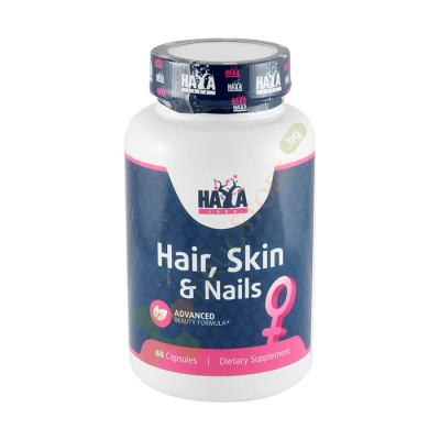 ХАЯ ЛАБС КОСА, КОЖА И НОКТИ капсули 60 броя / HAYA LABS HAIR, SKIN AND NAILS