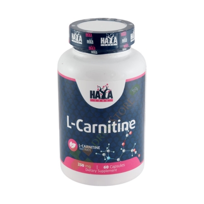 ХАЯ ЛАБС L-КАРНИТИН капсули 250 мг 60 броя / HAYA LABS L-CARNITINE
