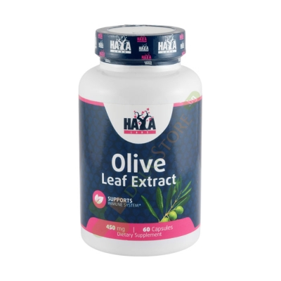 ХАЯ ЛАБС МАСЛИНА ЛИСТ капсули 450 мг 60 броя / HAYA LABS OLIVE LEAF EXTRACT