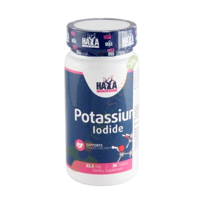 ХАЯ ЛАБС КАЛИЕВ ЙОДИД таблетки 32,5 мг 30 броя / HAYA LABS POTASSIUM IODIDE