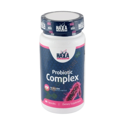 ХАЯ ЛАБС 10 МИЛИАРДА АЦИДОФИЛУС + БИФИДУС ПРОБИОТИК КОМПЛЕКС капсули 60 броя / HAYA LABS 10 BILLION ACIDOPHILUS + BIFIDUS PROBIOTIC COMPLEX