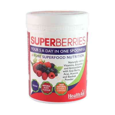 СУПЕР БЕРИС прах 180 г / HEALTH AID SUPER BERRIES