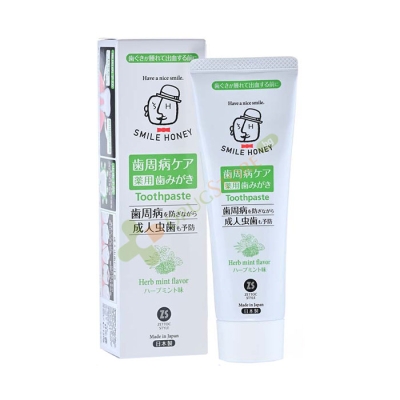 ПАСТА ЗА ЗЪБИ СМАЙЛ ХЪНИ ХЕРБ МИНТ 120 г / SMILE HONEY TOOTHPASTE SMILE HONEY HERB MINT 