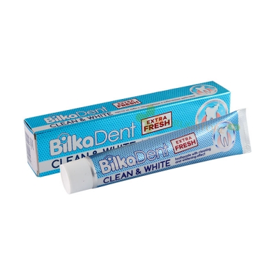 БИЛКА ДЕНТ ЕКСПЕРТ ИЗБЕЛВАЩА ПАСТА ЗА ЗЪБИ 75 мл / BILKA DENT EXPERT CLEAN & WHITE TOOTHPASTE