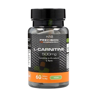 L - КАРНИТИН каплети 500 мг 60 броя / HOLLAND BARRETT L - CARNITINE