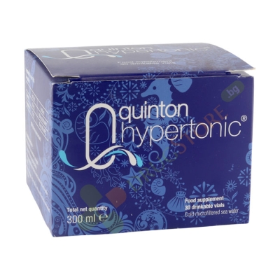 КИНТОН ХИПЕРТОНИК ампули 30 броя / ORIGINAL QUINTON LABORATOIRES HYPERTONIC