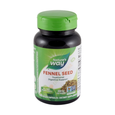 КОПЪР капсули 480 мг 100 броя / NATURE'S WAY FENNEL SEED