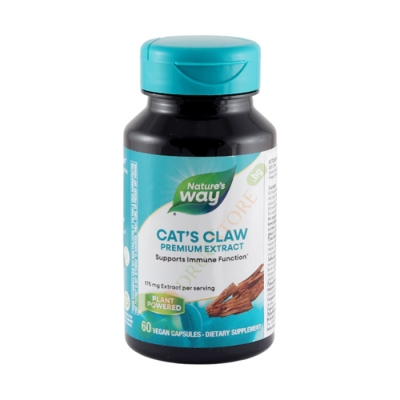 КОТЕШКИ НОКЪТ капсули 335 мг 60 броя / NATURE'S WAY CAT `S CLAW BARK