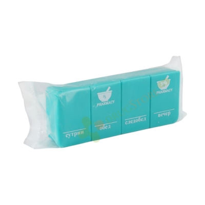 КУТИЙКА ЗА ЛЕКАРСТВА 4 ПРИЕМА АРТАНА / FOUR TIMES A DAY PILL ORGANIZER