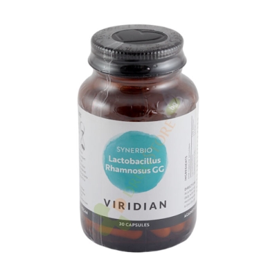 ЛАКТОБАЦИЛУС РАМНОЗУС GG капсули 30 броя / VIRIDIAN LACTOBACILLUS RHAMNOSUS