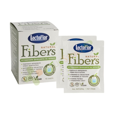 ЛАКТОФЛОР ФИБРИ саше 15 броя / KENDY PHARMA LACTOFLOR FIBERS sachets
