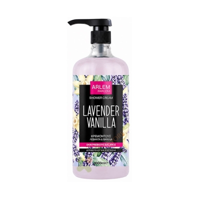 АРЛЕМ ДУШ КРЕМ С ЛАВАНДУЛА И ВАНИЛИЯ 1000 мл / FARCOM ARLEM AROMATIC SHOWER CREAM WITH LAVENDER & VANILLA