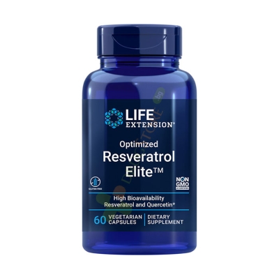 РЕСВЕРАТРОЛ + КВЕРЦЕТИН капсули 60 броя / LIFE EXTENSION OPTIMIZED RESVERATROL