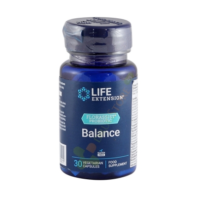 ПРОБИОТИК ФЛОРАСИСТ БАЛАНС капсули 30 броя / LIFE EXTENSION FLORASSIST BALANCE